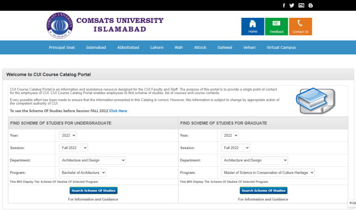 Course Catalog
