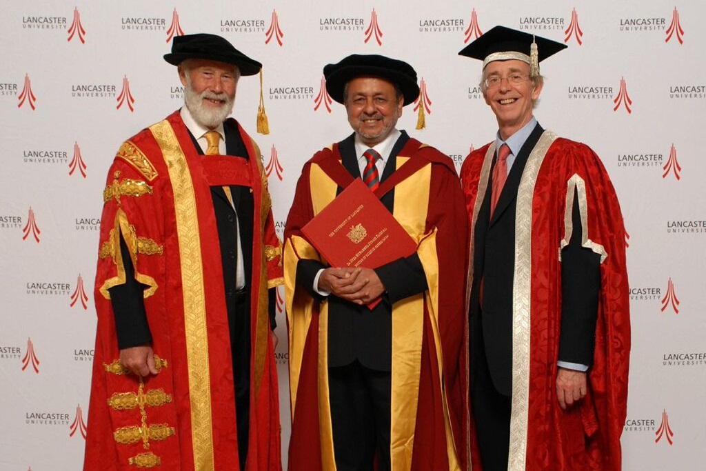 Honorary Doctorate Degree from Lancaster University, UK